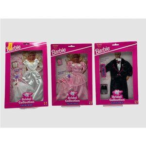 Vintage NIP NRFB Mattel Barbie Bridal Collection Fashions 68251 Bride Groom